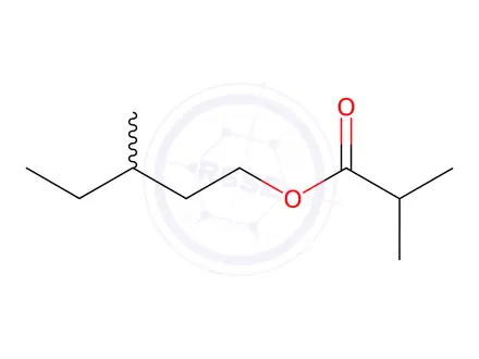 Chemical structure of 3-Methylpentyl isobutyrate