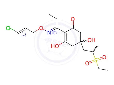 Chemical structure of 5-Hydroxy-clethodim Sulfone