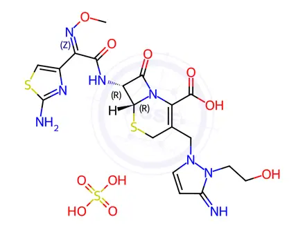 Chemical structure of Cefoselis Sulfate
