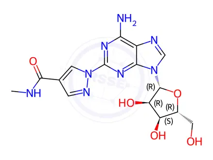 Chemical structure of Regadenoson