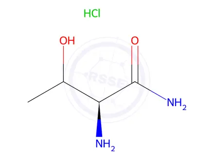Chemical structure of (2S)-2-Amino-3-hydroxybutanamide hydrochloride