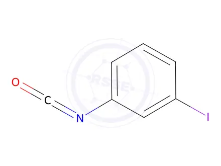 Chemical structure of Benzene, 1-iodo-3-isocyanato-