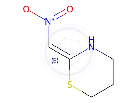 Chemical structure of Nithiazine