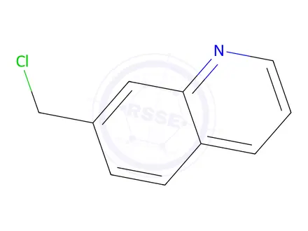 Chemical structure of 7-(Chloromethyl)quinoline hydrochloride