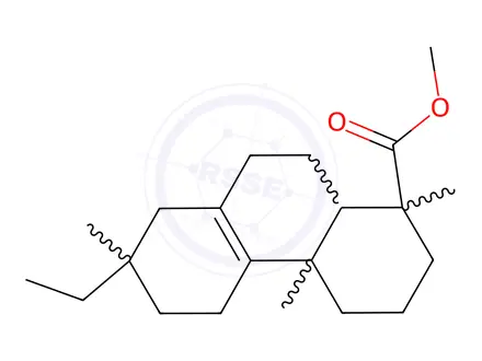 Chemical structure of Methyl Pimar-8-en-18-oate