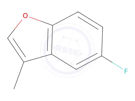 Chemical structure of 5-fluoro-3-methyl-1-benzofuran