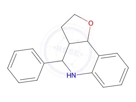 Chemical structure of 4-Phenyl-2,3,3a,4,5,9b-hexahydro-furo[3,2-c]-quinoline