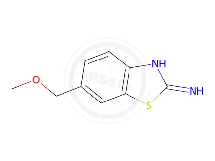 Chemical structure of 6-(Methoxymethyl)benzo[d]thiazol-2(3h)-imine