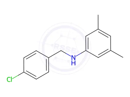 Chemical structure of N-(4-Chlorobenzyl)-3,5-dimethylaniline