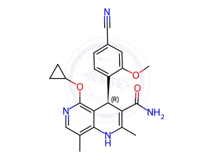 Chemical structure of Finerenone Impurity 334