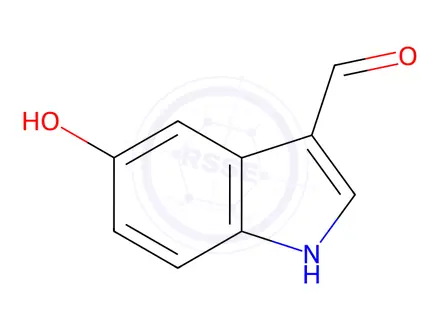 Chemical structure of 5-Hydroxy-1H-indole-3-carbaldehyde
