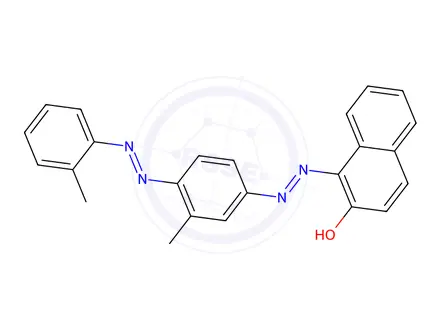 Chemical structure of 1-[[3-methyl-4-[(2-methylphenyl)azo]phenyl]azo]-2-naphthol