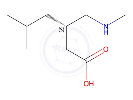 Chemical structure of (S)-N-Methyl Pregabalin