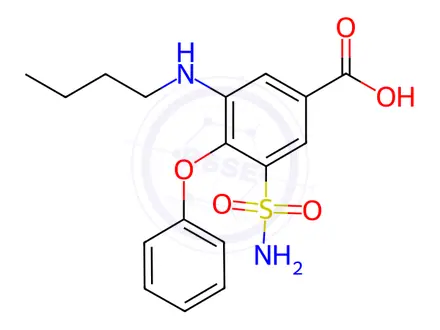 Chemical structure of Bumetanide Aminobenzoic Acid
