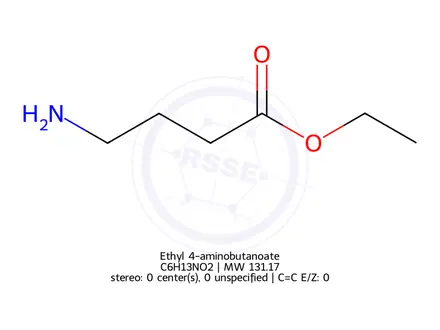 Chemical structure of Ethyl 4-aminobutanoate