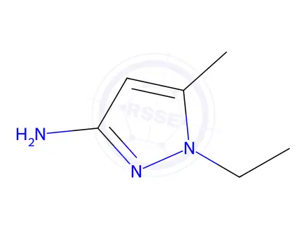 Chemical structure of 1-Ethyl-5-methyl-1H-pyrazol-3-amine
