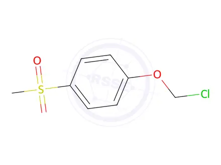 Chemical structure of 1-(Chloromethoxy)-4-methanesulfonylbenzene