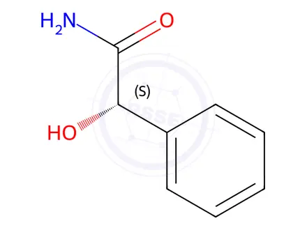 Chemical structure of (S)-Mandelamide