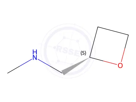 Chemical structure of N-methyl-1-[(2S)-oxetan-2-yl]methanamine