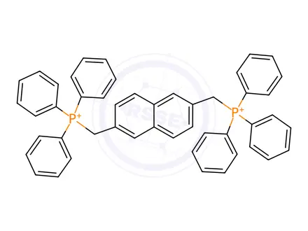 Chemical structure of (2 6-NAPHTHALENEDIMETHYLENE)BIS(TRIPHEN&