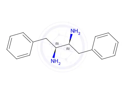 Chemical structure of (2S,3S)-1,4-diphenylbutane-2,3-diamine