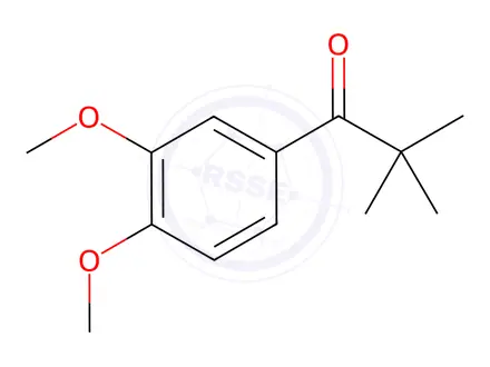 Chemical structure of α,α-Dimethyl-3',4'-dimethoxypropiophenone