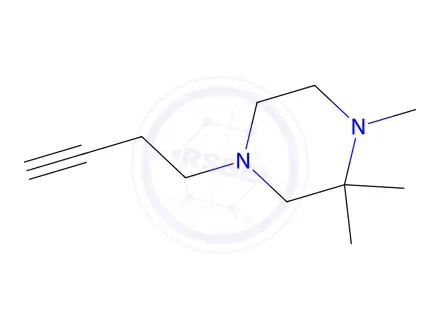 Chemical structure of 4-(But-3-yn-1-yl)-1,2,2-trimethylpiperazine