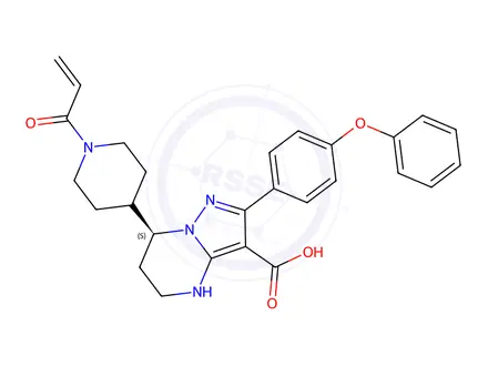 Chemical structure of Ibrutinib Impurity 137