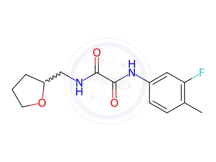 Chemical structure of N1-(3-Fluoro-4-methylphenyl)-N2-((tetrahydrofuran-2-yl)methyl)oxalamide
