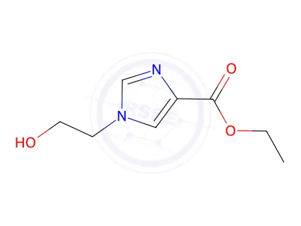 Chemical structure of Ethyl 1-(2-hydroxyethyl)-1H-imidazole-4-carboxylate
