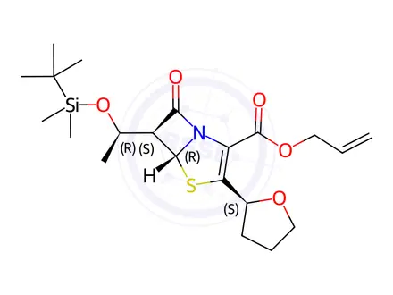 Chemical structure of Faropenem Sodium Impurity 35