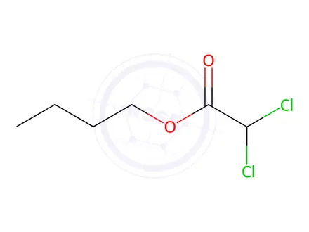 Chemical structure of butyl dichloroacetate