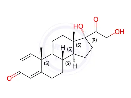 Chemical structure of Prednisone Impurity 4 (Prednisone EP Impurity D)