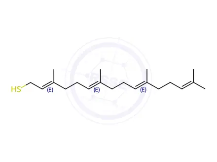 Chemical structure of Geranylgeranyl Thiol Preparation Kit