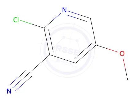 Chemical structure of 2-Chloro-5-methoxypyridine-3-carbonitrile