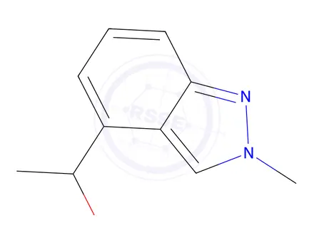Chemical structure of 1-(2-Methyl-2H-indazol-4-yl)ethanol