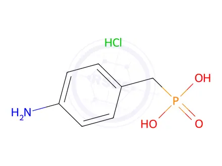 Chemical structure of (4-Aminobenzyl)phosphonic Acid Hydrochloride