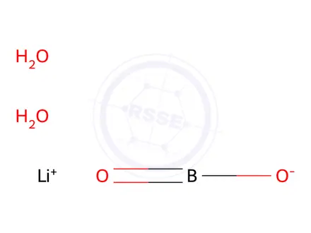 Chemical structure of LITHIUM METABORATE DIHYDRATE