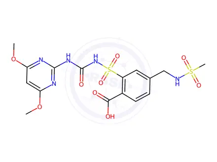Chemical structure of Mesosulfuron