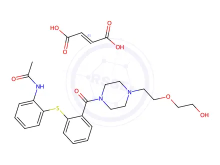 Chemical structure of Quetiapine Fumarate-Impurity K (fumaric acid)