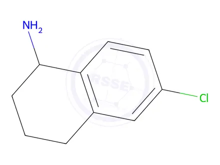 Chemical structure of 6-CHLORO-1,2,3,4-TETRAHYDRONAPHTHALEN-1-AMINE