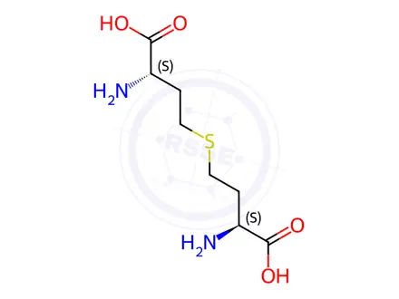 Chemical structure of 2-amino-4-(3-amino-3-carboxy-propyl)sulfonyl-butanoic acid