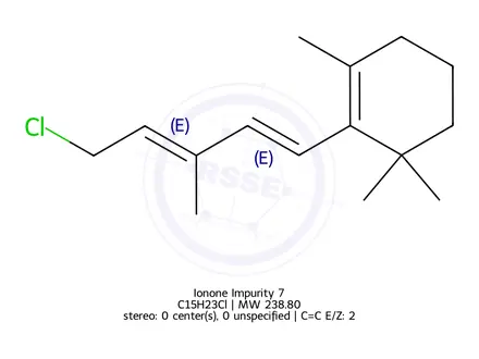 Chemical structure of Ionone Impurity 7