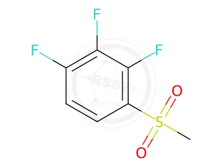 Chemical structure of Benzene, 1,2,3-trifluoro-4-(methylsulfonyl)-