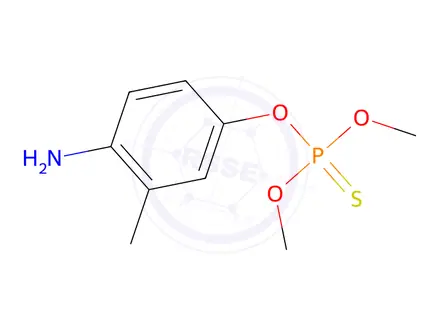 Chemical structure of 4-aminofenitrothion
