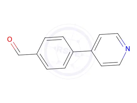 Chemical structure of 4-Pyridin-4-yl-benzaldehyde
