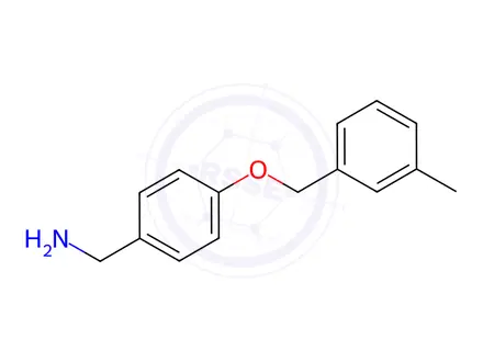Chemical structure of (4-((3-Methylbenzyl)oxy)phenyl)methanamine