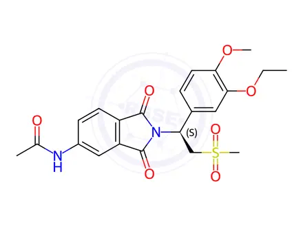 Chemical structure of Apremilast Impurity 233