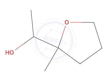 Chemical structure of 1-(2-methyloxolan-2-yl)ethan-1-ol