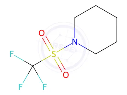 Chemical structure of Piperidine, 1-[(trifluoromethyl)sulfonyl]-